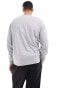 Фото #3 товара GANT shield logo print sweatshirt in grey marl