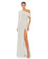 Фото #1 товара Women's Ieena Sequined Drop Shoulder Faux Wrap Gown