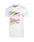 ფოტო #3 პროდუქტის Men's White The Charlie Daniels Band CDB and the Flag Graphic T-shirt