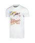 Men's White The Charlie Daniels Band CDB and the Flag Graphic T-shirt Белый, L - фото #3