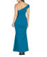 ფოტო #2 პროდუქტის Women's Party One Shoulder Rouched Maxi Dress