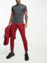 Gym King Fundamental lightweight poly jogger in red