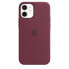 Фото #6 товара Apple iPhone 12 mini Silicone Case with MagSafe - Plum - Cover - Apple - iPhone 12 mini - 13.7 cm (5.4") - Purple