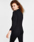ფოტო #2 პროდუქტის Women's Ruched 3/4-Sleeve Knit Blazer, Created for Macy's