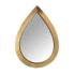 Wall mirror Alexandra House Living Golden Metal Drop 4 x 53 x 36 cm