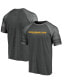 ფოტო #2 პროდუქტის Men's Heather Gray Washington Football Team True Classics Tri-Blend Foundation Block Raglan T-shirt