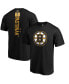 Фото #2 товара Men's David Pastrnak Black Boston Bruins Playmaker T-shirt