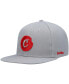 ფოტო #2 პროდუქტის Men's Gray C-Bite Solid Snapback Hat