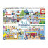 Фото #1 товара EDUCA BORRAS Heroes In Action 20-40-60-80 Pieces 4 In 1 Puzzle