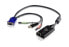 Фото #1 товара ATEN KA7176 - Black - VGA + USB + 2x3.5mm - RJ-45 - Male/Female - Plastic - 170 g