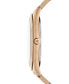 Фото #3 товара Часы Michael Kors Slim Runway Beige Gold-Tone 44mm