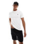 Fred perry graphic t-shirt in white