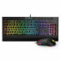 Keyboard with Gaming Mouse Krom Kalyos RGB Black