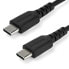 Фото #1 товара StarTech.com 2m USB C Charging Cable - Durable Fast Charge & Sync USB 2.0 Type C to USB C Laptop Charger Cord - TPE Jacket Aramid Fiber M/M 60W Black - Samsung S10 S20 iPad Pro MS Surface - 2 m - USB C - USB C - USB 2.0 - 480 Mbit/s - Black