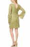 Betsey Johnson 155620 Women's Lace Bell Sleeves Cocktail Dress Olive Sz. 10