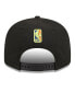 Фото #4 товара Men's Black Brooklyn Nets Neon Pop 9FIFTY Snapback Hat