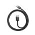 Фото #8 товара Wytrzymały kabel przewód w oplocie USB do USB-C QC3 0.5m - czarno-szary