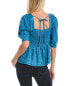 Фото #2 товара Crosby By Mollie Burch Liza Top Women's Blue Xs