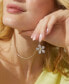 Фото #2 товара Eliot Danori rhodium-Plated Cubic Zirconia Daisy Pendant Necklace, 16" + 2" extender, Created for Macy's