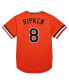 ფოტო #2 პროდუქტის Mitchell Ness Men's Cal Ripken Jr. Orange Baltimore Orioles 2001 Cooperstown Collection Authentic Throwback Jersey