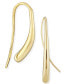 ფოტო #1 პროდუქტის Fluid Teardrop Earrings Set in 14k White or Yellow Gold