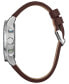 ფოტო #2 პროდუქტის Eco-Drive Men's Chronograph Star Wars Luke Skywalker Brown Leather Strap Watch 44mm