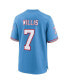 Men's Malik Willis Light Blue Tennessee Titans Oilers Throwback Alternate Game Player Jersey