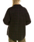 Фото #2 товара Autumn Cashmere Plaid Cashmere & Wool-Blend Shacket Women's