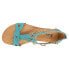 Justin Boots Clover TStrap Womens Blue Casual Sandals LS131