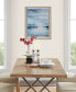 Sparkling Sea Framed Glass and Single Matted Abstract Landscape Coastal Wall Art