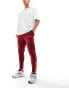 adidas Football Manchester United tracksuit joggers in burgundy