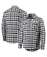 ფოტო #1 პროდუქტის Men's Navy and Gray Washington Capitals Ease Plaid Button-Up Long Sleeve Shirt