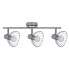 Фото #1 товара Activejet GIZEL triple ceiling wall light strip chrome E14 wall lamp for living room - Surfaced - 3 bulb(s) - E14 - IP20 - Silver