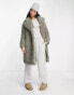 Фото #2 товара Vero Moda – Oversize-Mantel aus Teddyfell in Khaki