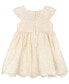 ფოტო #2 პროდუქტის Baby Girls Foil Lace Social Dress