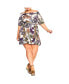 Фото #1 товара Plus Size Summer Print Dress