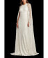 ფოტო #1 პროდუქტის Women's Piers Embroidered Cape Gown