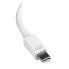 Фото #3 товара Активный переходник Mini DisplayPort в HDMI Startech.com DP-HDMI mDP к HDMI 4K 30 Гц Белый 0.15 м