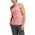 Women's Sleeveless T-shirt Adidas 3 Stripes Tank Pink