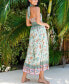 Women's Floral Boho Halter Neck Maxi Beach Dress