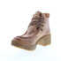 Diba True Prom Queen 24321 Womens Brown Leather Ankle & Booties Boots