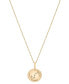 Фото #3 товара Audrey by Aurate diamond Scorpio Disc 18" Pendant Necklace (1/10 ct. t.w.) in Gold Vermeil, Created for Macy's