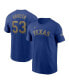 Фото #1 товара Nike Men's Adolis Garcia Royal Texas Rangers 2024 Gold Collection Name Number T-Shirt