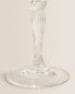 Cut crystalline wine glass