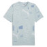 Фото #2 товара Puma Classics Brand Love Graphic Crew Neck Short Sleeve T-Shirt Mens Blue Casual