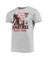 ფოტო #3 პროდუქტის Men's Michael Crabtree Heathered Gray Texas Tech Red Raiders Ring of Honor T-shirt