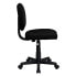 Фото #1 товара Mid-Back Black Fabric Swivel Task Chair