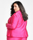 Фото #2 товара Куртка moda Plus Size Сатин One-Button от Nina Parker