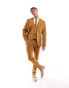 Фото #6 товара ASOS DESIGN skinny suit jacket in tobacco