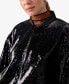 ფოტო #3 პროდუქტის Women's Sloan Sequin Bomber Jacket